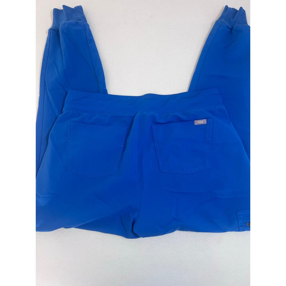FIGS Womens Scrub Set Royal Blue V Neck Casma Top Zamora Jogger Pants Medical - Picture 8 of 12